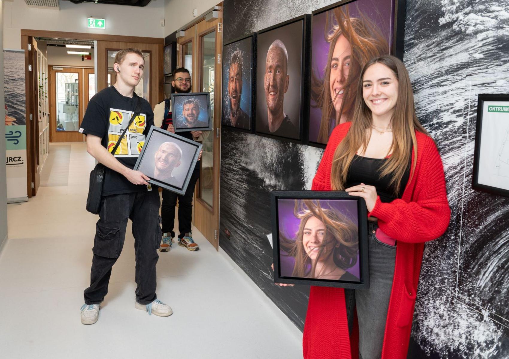 Students portrayed for artwork JRCZ